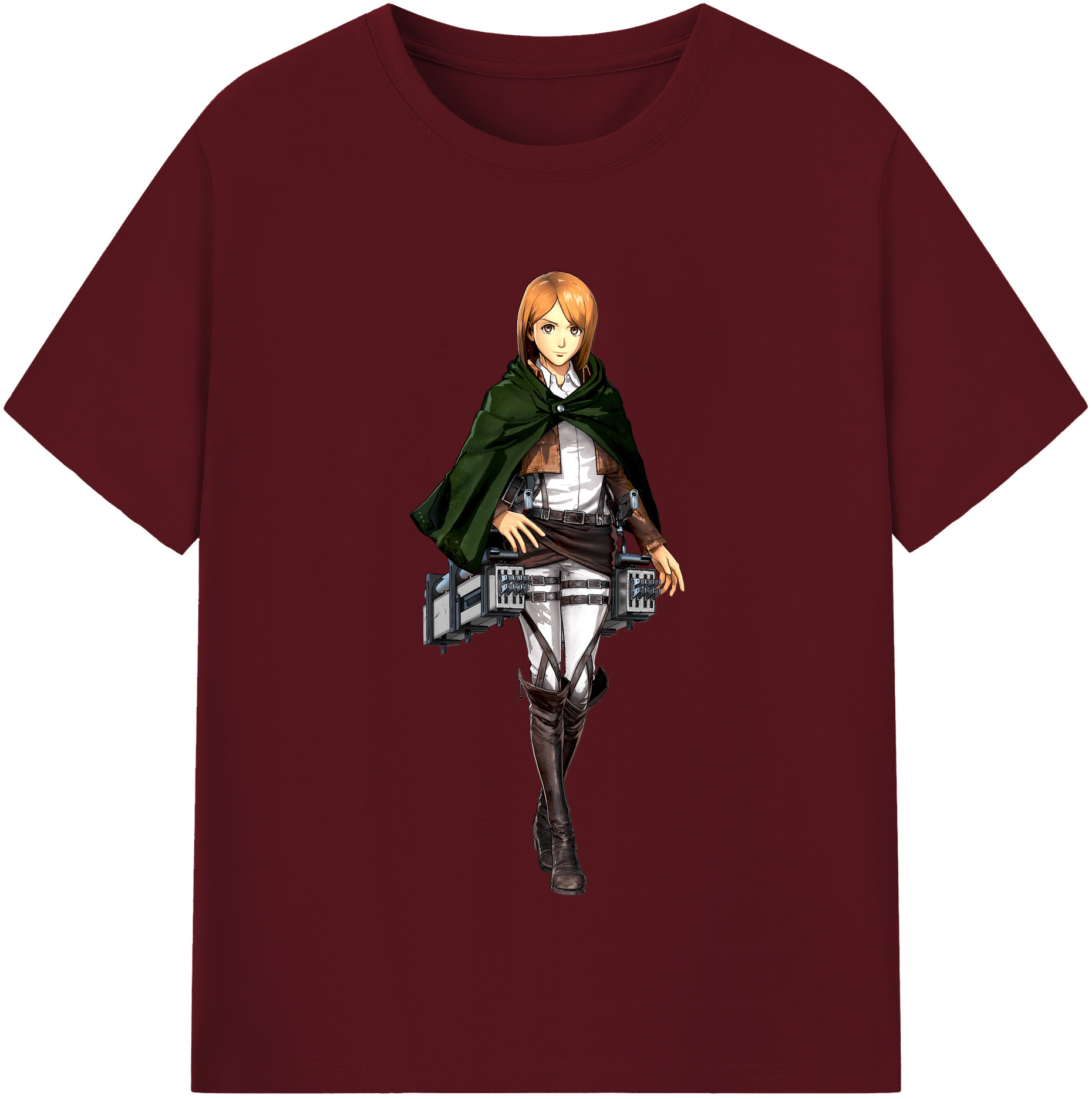 （画像用） 進撃の巨人 ペトラ·ラル Attack on Titan Petra Rall 綿100％半袖Tシャツ（フロントプリント）